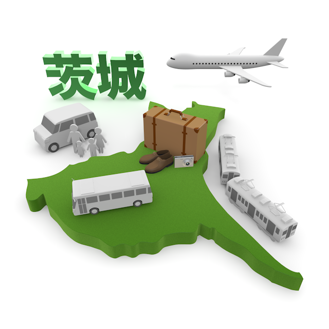 茨城 - 地図/マップ/写真/フリー素材/イラスト/ジャパン / 日本