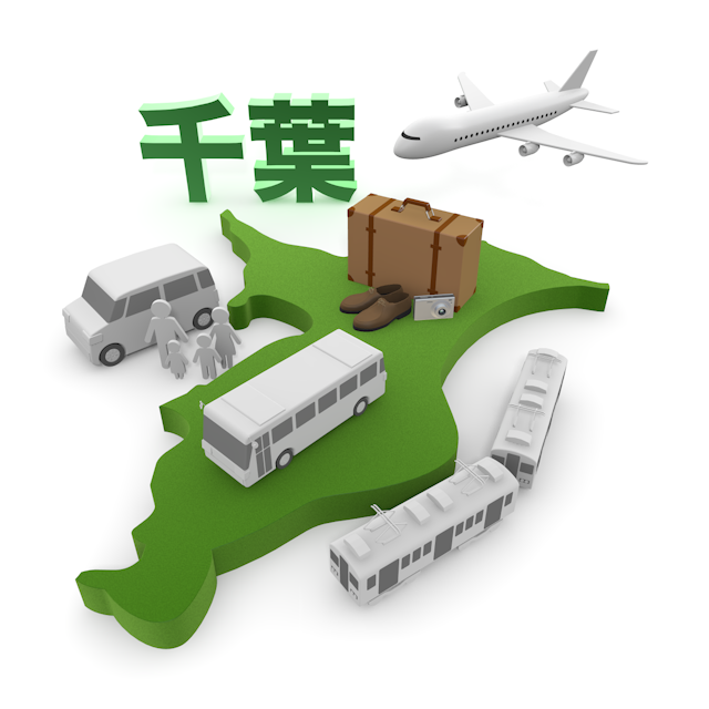 千葉 - 地図/マップ/写真/フリー素材/イラスト/ジャパン / 日本