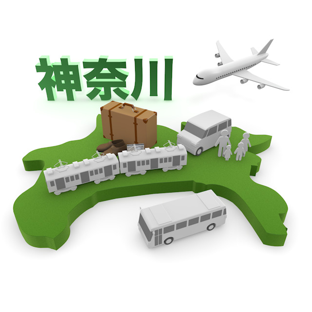 神奈川 - 地図/マップ/写真/フリー素材/イラスト/ジャパン / 日本