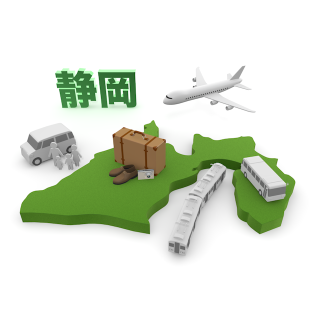 静岡 - 地図/マップ/写真/フリー素材/イラスト/ジャパン / 日本