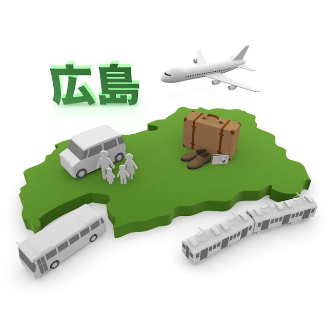 広島 - 地図/マップ/写真/フリー素材/イラスト/ジャパン / 日本