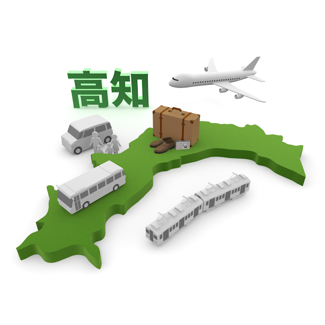 高知 - 地図/マップ/写真/フリー素材/イラスト/ジャパン / 日本