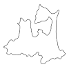 青森県 - 地図｜日本｜フリーイラスト素材