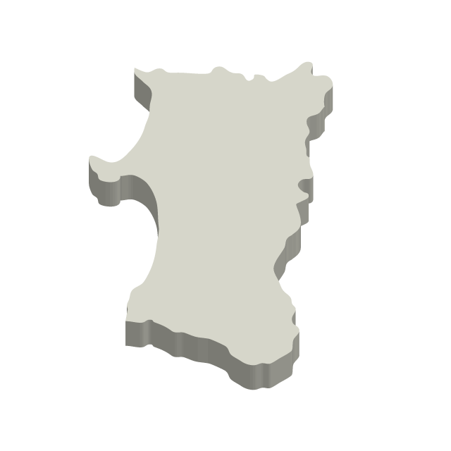 秋田県 - 地図/マップ/写真/フリー素材/イラスト/ジャパン / 日本