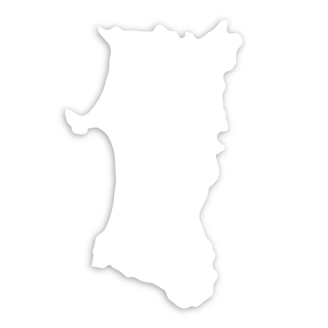 秋田 - 地図/マップ/写真/フリー素材/イラスト/ジャパン / 日本