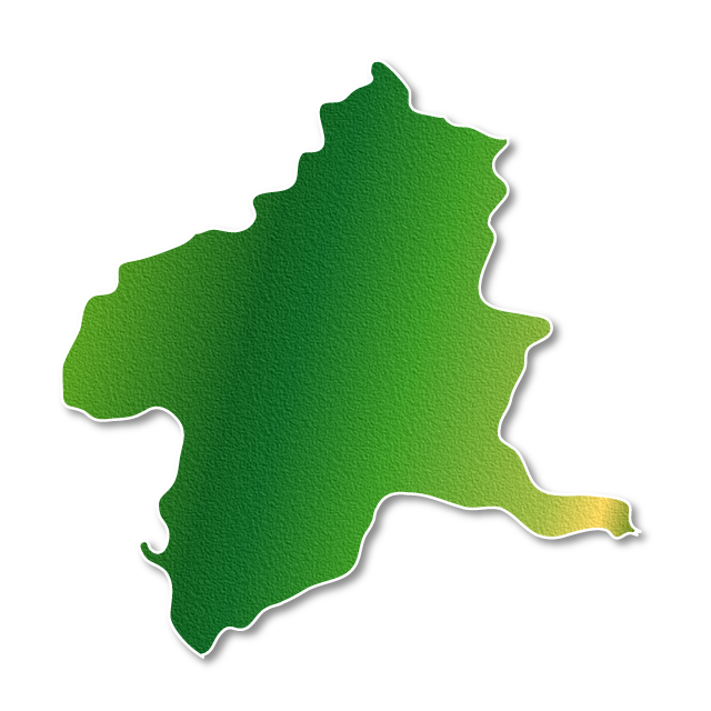 群馬 - 地図/マップ/写真/フリー素材/イラスト/ジャパン / 日本