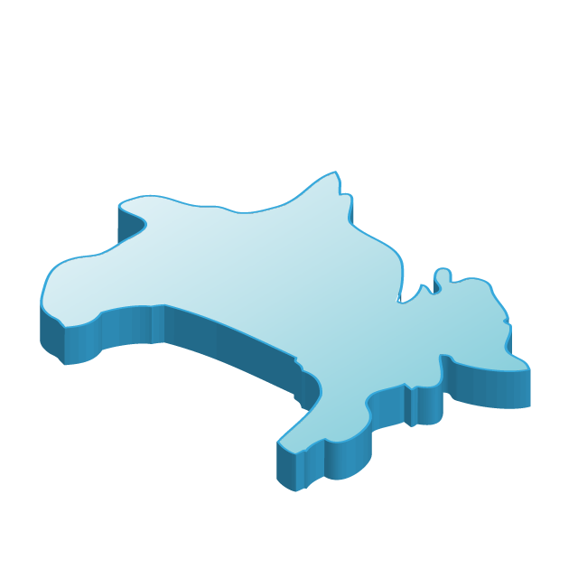 神奈川 - 地図/マップ/写真/フリー素材/イラスト/ジャパン / 日本