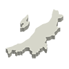 新潟県 - 地図｜日本｜フリーイラスト素材