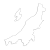 新潟 - 地図｜日本｜フリーイラスト素材