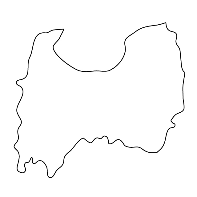 富山県 - 地図/マップ/写真/フリー素材/イラスト/ジャパン / 日本