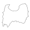 富山県 - 地図｜日本｜フリーイラスト素材