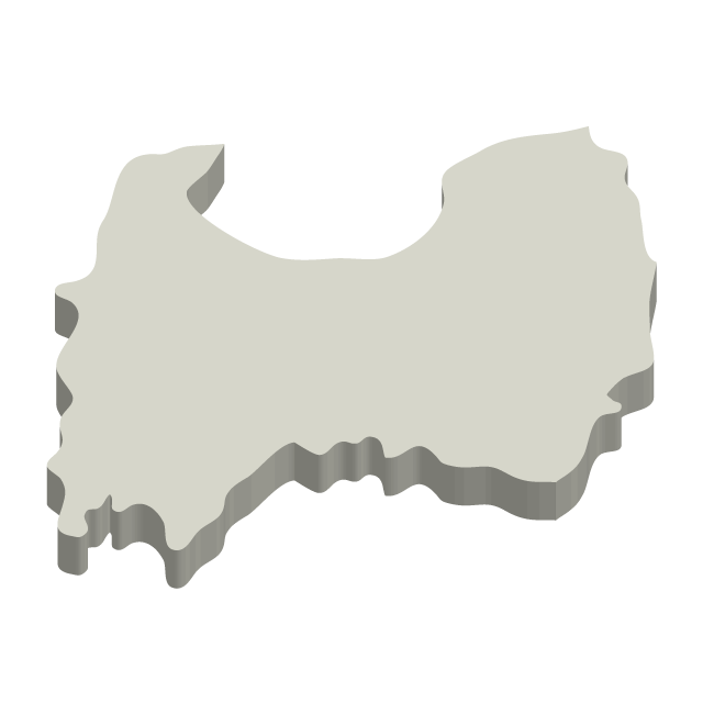 富山県 - 地図/マップ/写真/フリー素材/イラスト/ジャパン / 日本