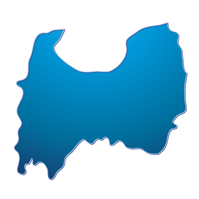 富山 - 地図/マップ/写真/フリー素材/イラスト/ジャパン / 日本