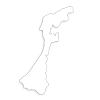 石川 - 地図｜日本｜フリーイラスト素材
