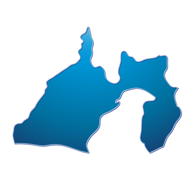 静岡 - 地図/マップ/写真/フリー素材/イラスト/ジャパン / 日本