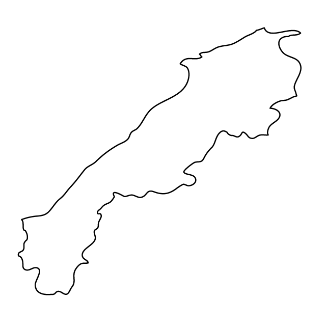 島根県 - 地図/マップ/写真/フリー素材/イラスト/ジャパン / 日本