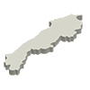 島根県 - 地図｜日本｜フリーイラスト素材