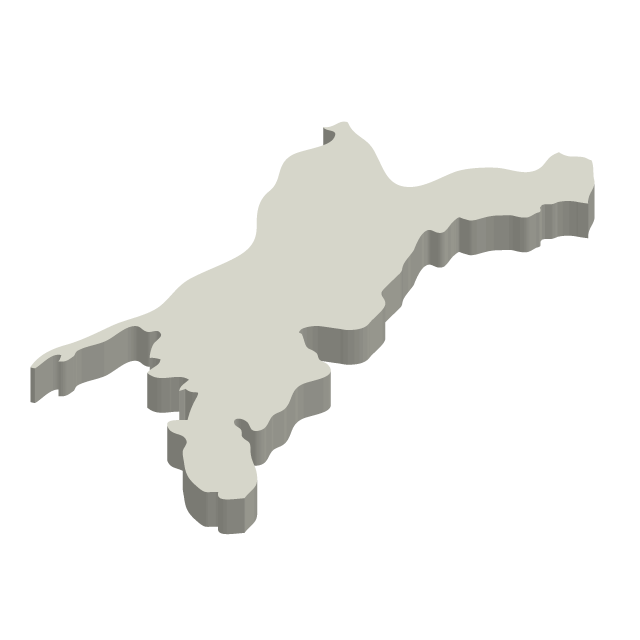 愛媛県 - 地図/マップ/写真/フリー素材/イラスト/ジャパン / 日本