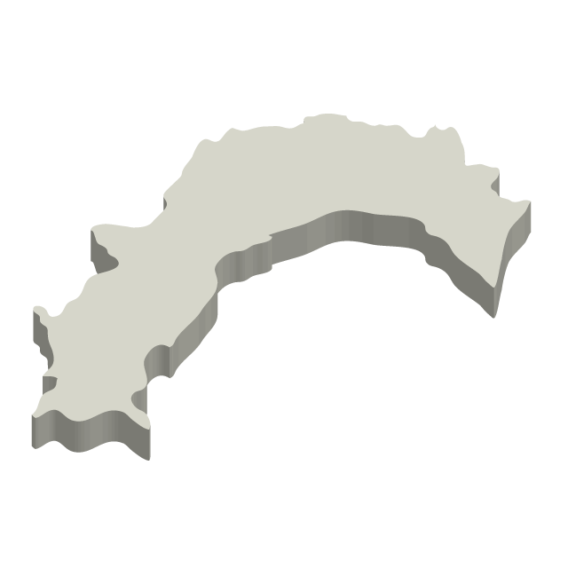 高知県 - 地図/マップ/写真/フリー素材/イラスト/ジャパン / 日本