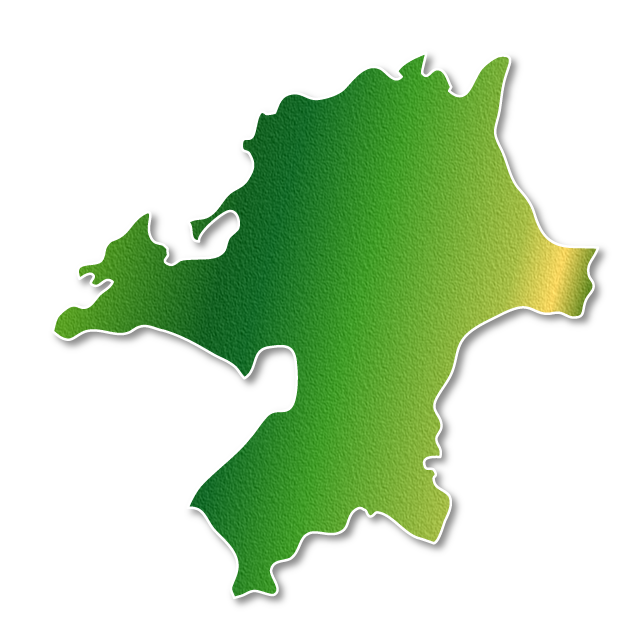 福岡 - 地図/マップ/写真/フリー素材/イラスト/ジャパン / 日本