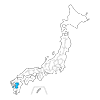 熊本県 - 地図｜日本｜フリーイラスト素材