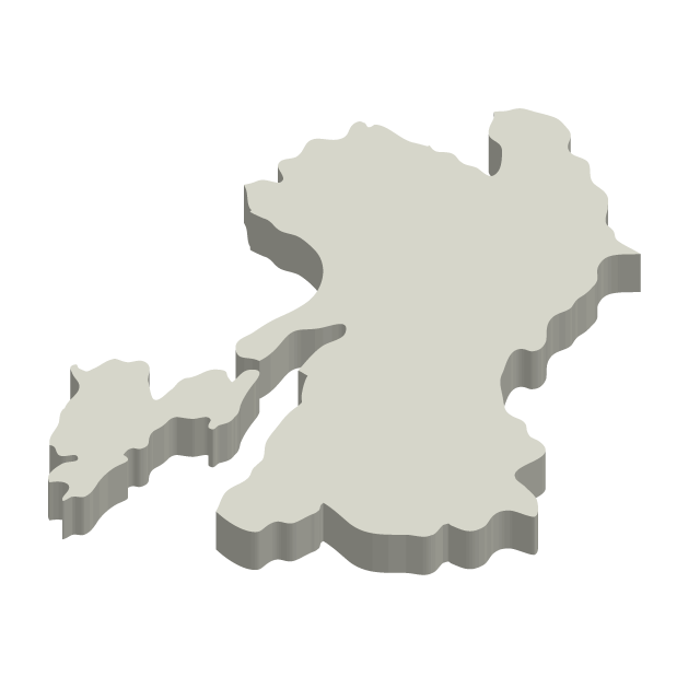 熊本県 - 地図/マップ/写真/フリー素材/イラスト/ジャパン / 日本