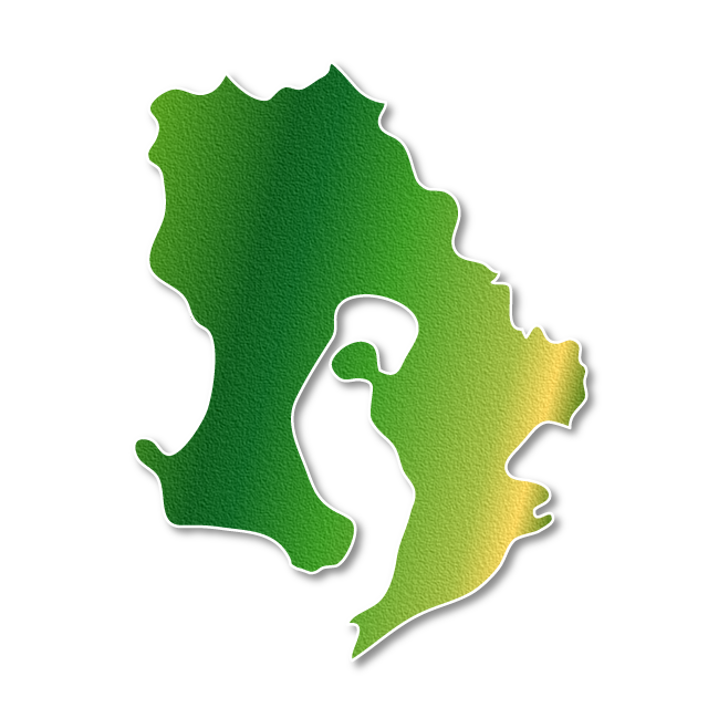 鹿児島 - 地図/マップ/写真/フリー素材/イラスト/ジャパン / 日本