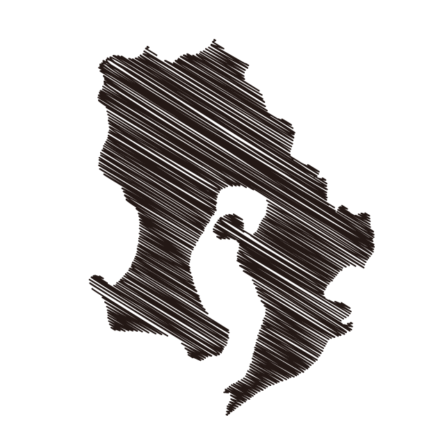 鹿児島 - 地図/マップ/写真/フリー素材/イラスト/ジャパン / 日本