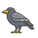 無料イラスト | ハロウィンムードを演出するカラスのフリー素材・アイコン