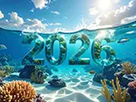 2026 Underwater and Coral Illustration Free | Beautiful Background Image in the Sea