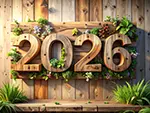 2026 Wood and Plant Illustration Free | Natural and Stylish Background