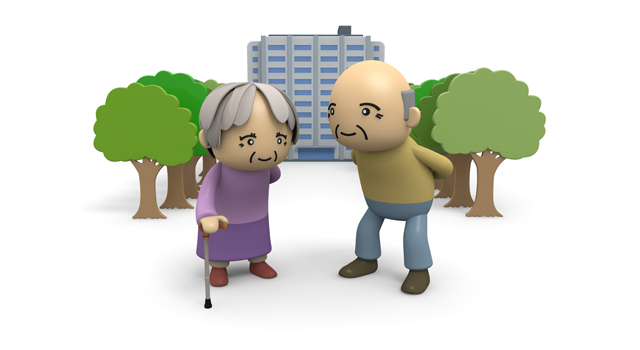 老人福祉施設｜年配者｜自然 - 医療/病気/介護/病院/人物/写真/イラスト/無料ダウンロード