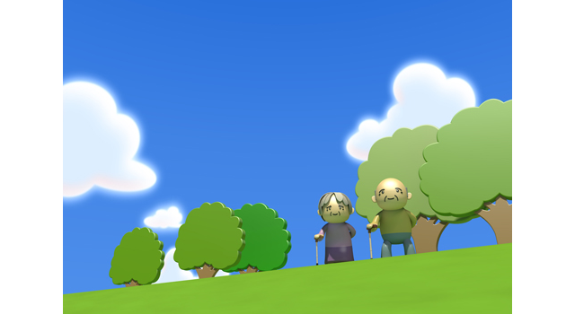 快晴/高齢者/老後 - 医療/病気/介護/病院/人物/写真/イラスト/無料ダウンロード