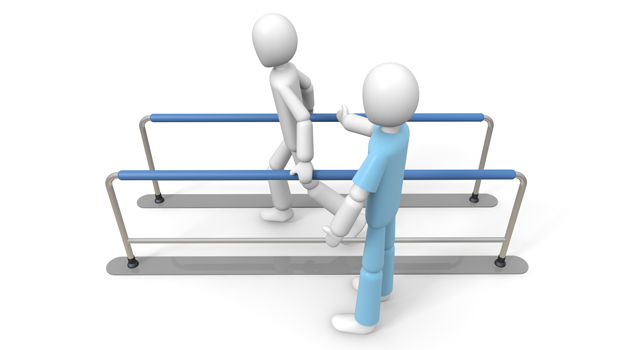 歩く練習/平行棒/室内 - 医療/病気/介護/病院/人物/写真/イラスト/無料ダウンロード