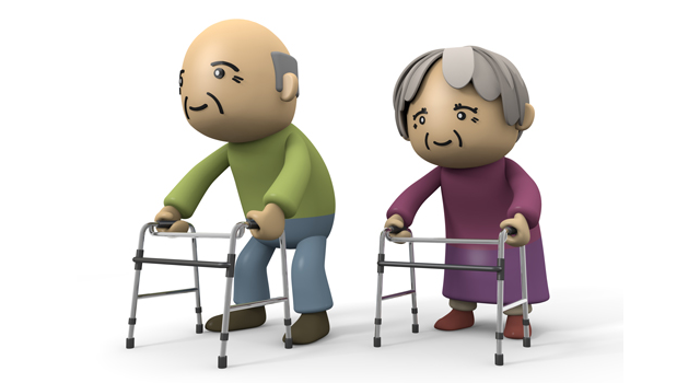 施設/歩行/用具 - 医療/病気/介護/病院/人物/写真/イラスト/無料ダウンロード