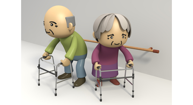 歩く｜練習｜老人ホーム - 医療/病気/介護/病院/人物/写真/イラスト/無料ダウンロード