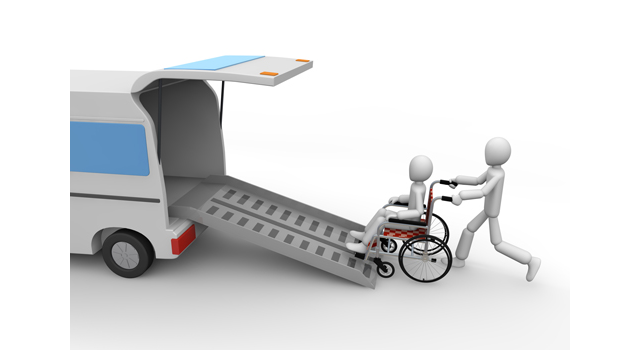 くるま椅子/タクシー/福祉 - 医療/病気/介護/病院/人物/写真/イラスト/無料ダウンロード