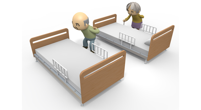 寝床｜老人｜ふとん - 医療/病気/介護/病院/人物/写真/イラスト/無料ダウンロード