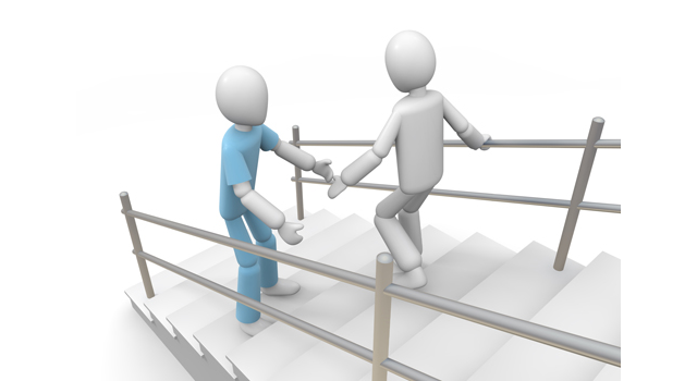 リハビリ｜階段｜介護士 - 医療/病気/介護/病院/人物/写真/イラスト/無料ダウンロード