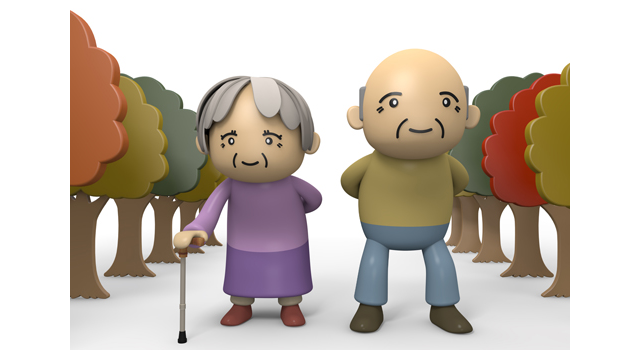 年配者｜紅葉｜観光 - 医療/病気/介護/病院/人物/写真/イラスト/無料ダウンロード