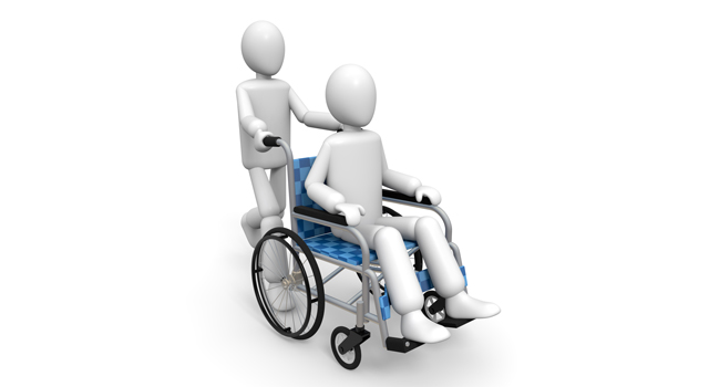 くるま椅子｜身体障害者｜補助 - 医療/病気/介護/病院/人物/写真/イラスト/無料ダウンロード