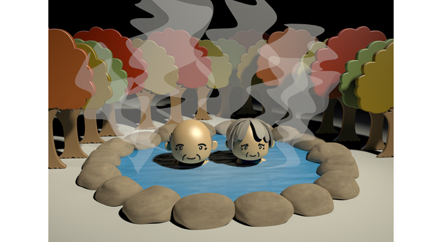 紅葉｜温泉｜旅行 - 医療/病気/介護/病院/人物/写真/イラスト/無料ダウンロード