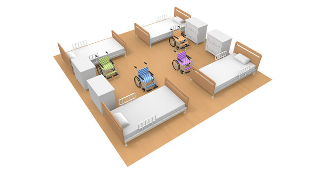 間取り｜老人ホーム｜部屋 - 医療/病気/介護/病院/人物/写真/イラスト/無料ダウンロード