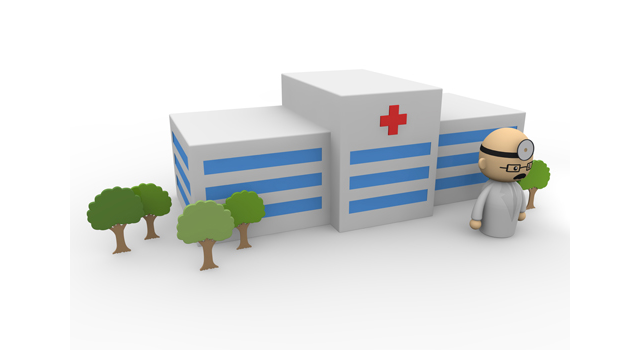 病院｜医者｜緑の木々｜病/やまい｜血液/検査 - 医療/病気/介護/病院/人物/写真/イラスト/無料ダウンロード