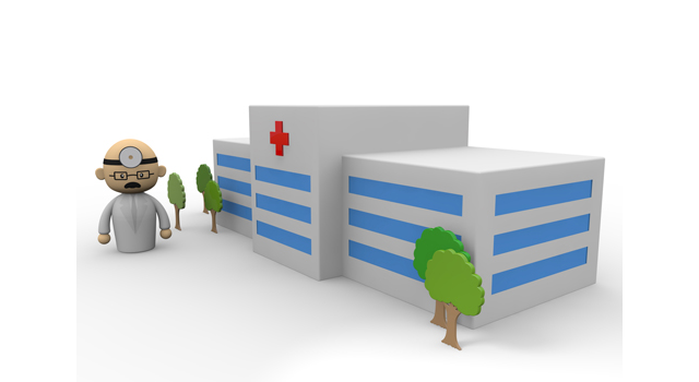 ドクター｜総合病院｜病院の前に立つお医者さん｜点滴/発熱｜手術台/ドクター - 医療/病気/介護/病院/人物/写真/イラスト/無料ダウンロード