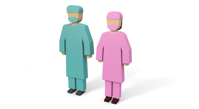 ドクター｜看護師｜手術室専従/ナース｜心臓/肺/健康｜あばら骨/胸部 - 医療/病気/介護/病院/人物/写真/イラスト/無料ダウンロード