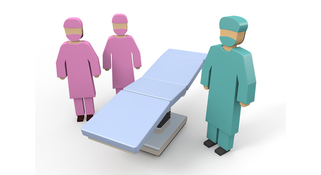 オペ室｜手術台｜ナース/ドクター｜炎症/痛み｜人体/解説 - 医療/病気/介護/病院/人物/写真/イラスト/無料ダウンロード