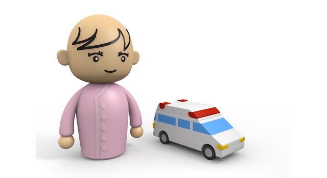 看護士｜救急車｜看護師/医院｜注射/治す｜脳/ブレイン - 医療/病気/介護/病院/人物/写真/イラスト/無料ダウンロード