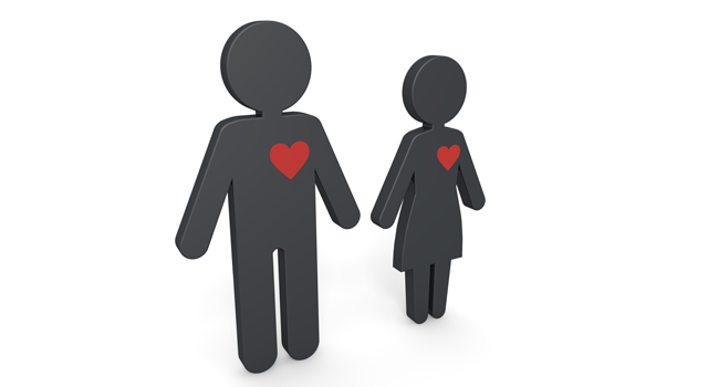 ドキドキハート｜心臓部｜恋愛/カップル/ラブ｜胃/内蔵｜心臓/胸 - 医療/病気/介護/病院/人物/写真/イラスト/無料ダウンロード