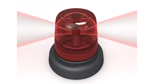 警報灯｜電子サイレン｜灯り/警報ランプ｜炎症/痛み｜心臓/胸 - 医療/病気/介護/病院/人物/写真/イラスト/無料ダウンロード